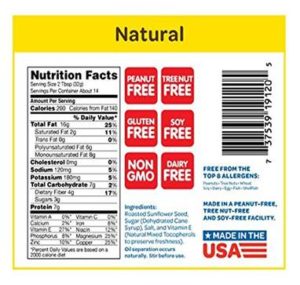 sun butter nutrition facts