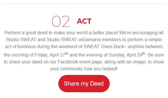 charity 4 sweat gives back