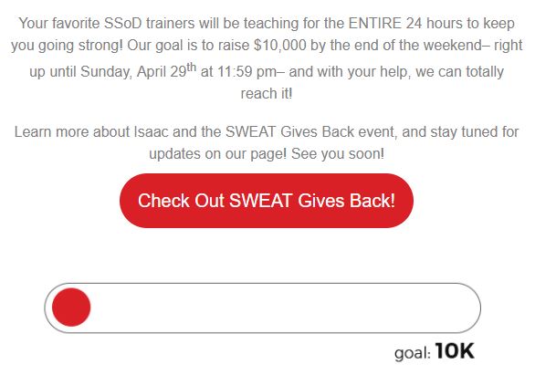 charity 6 sweat gives back