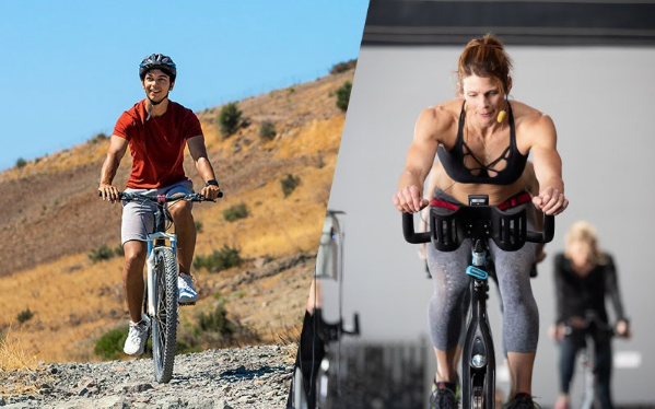 outdoor and indoor cycling