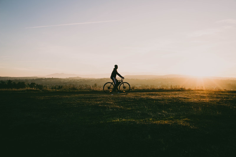 biking