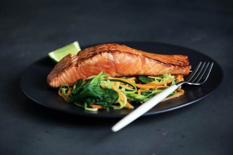 salmon dish