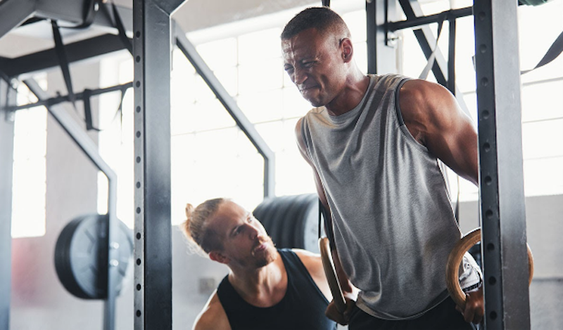 workout partner spotter