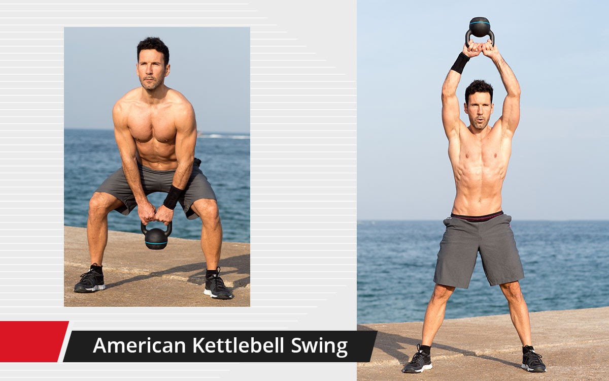 American kettlebell swing