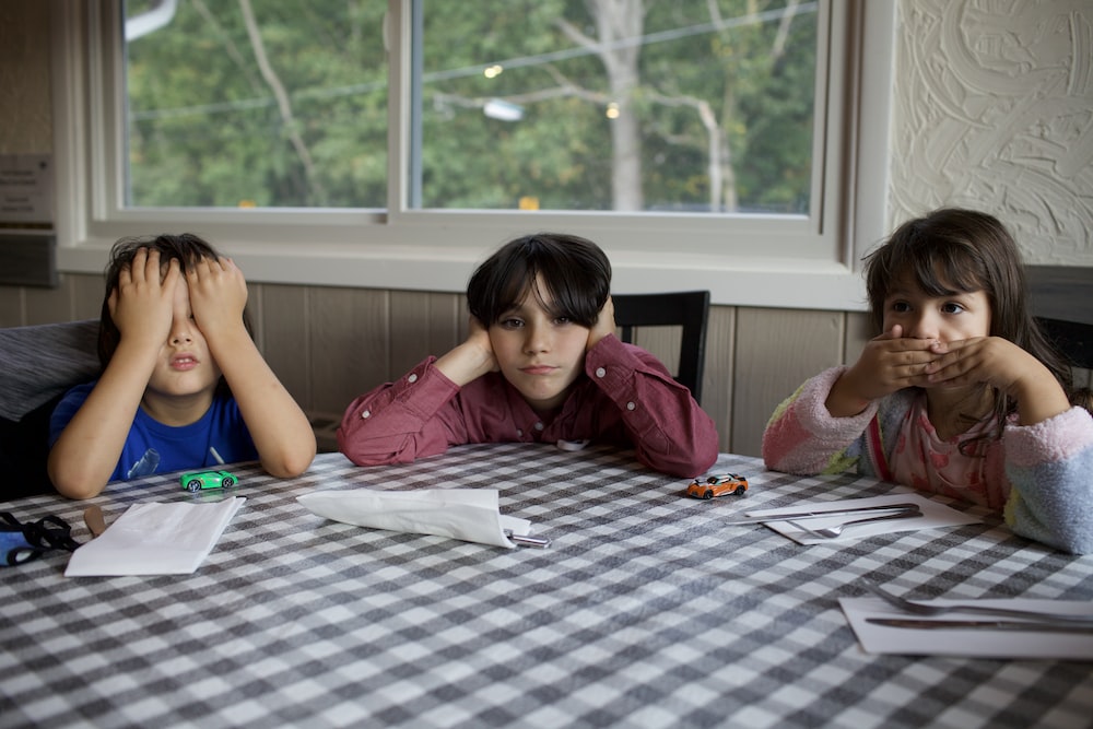 kids at table